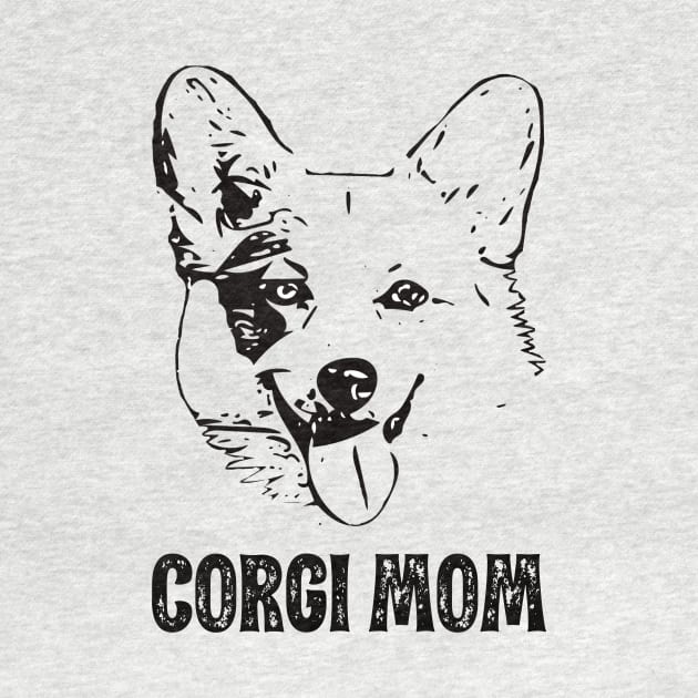 Corgi Mom - Corgi Dog Mom by DoggyStyles